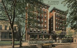 Densmore Hotel - 9th and Locust Street Postcard