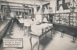 John Taylor D.G. Co. Dress Goods Section Postcard