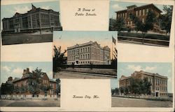 A Group of Public Schools Postcard
