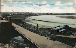 Interstate Viaduct Kansas City, MO Postcard Postcard Postcard