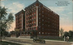 Densmore Hotel, 9th and Locust Streets Kansas City, MO Postcard Postcard Postcard