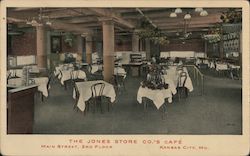 The Jones Store Company's Cafe - Main Street, 3rd Floor Postcard