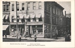 Morrill-Keitz Fur Goods Co. & Nicoll, the Tailor - Ninth and Main Postcard