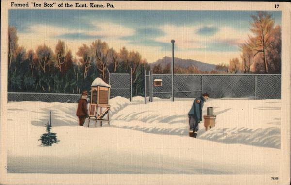 Famed Ice Box of the East Kane Pennsylvania