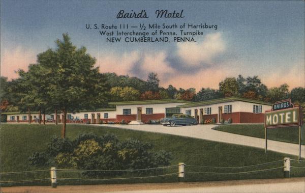 Baird's Motel New Cumberland Pennsylvania