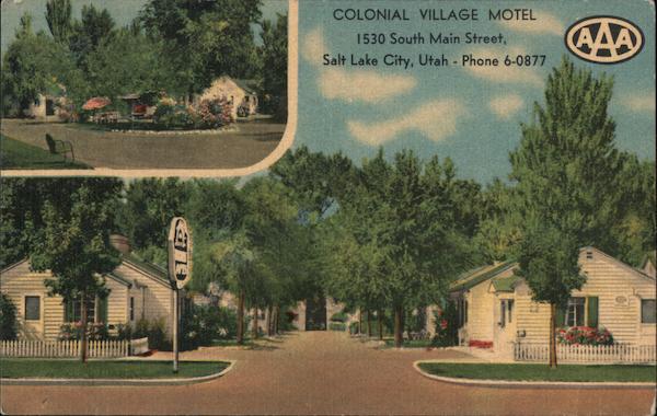 Colonial Village Motel Salt Lake City Utah