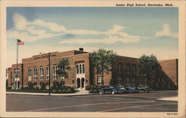 Junior High School Escanaba Michigan