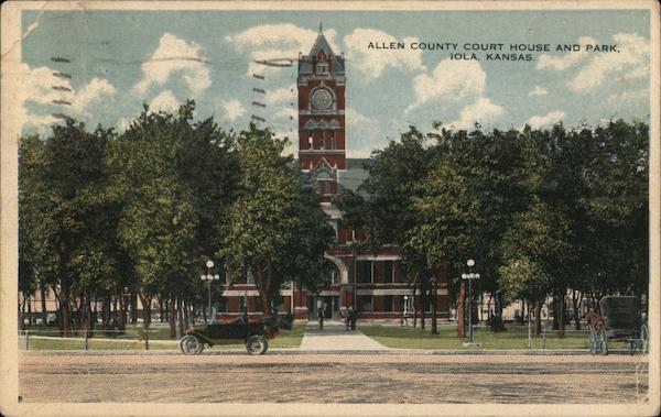 Allen County Court House and Park Iola Kansas