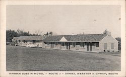 Hannah Dustin Motel - Route 3 - Daniel Webster Highway, South Nashua, NH Postcard Postcard Postcard