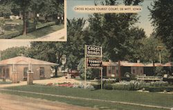 Cross Roads Tourist Court De Witt, IA Postcard Postcard Postcard