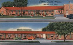 Down Town Motel Postcard