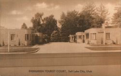 Evergreen Tourist Court Salt Lake City, UT Postcard Postcard Postcard