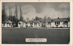 Hampton's Cabin Court Hinckley, IL Postcard Postcard Postcard