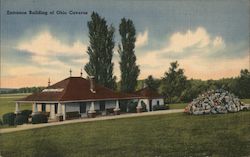 Entrance Building of Ohio Caverns Postcard