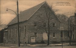 Congregational Christian Church Winchester, IN Postcard Postcard Postcard