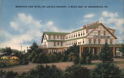 Mountain View Hotel Postcard