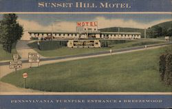 Sunset Hill Motel Postcard