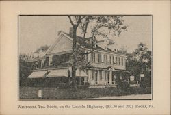 Windmill Tea Room on the Lincoln Highway Paoli, PA Postcard Postcard Postcard