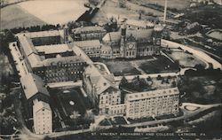 St. Vincent Archabbey and College Latrobe, PA Postcard Postcard Postcard