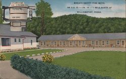 Bodle's Knotty Pine Motel Postcard