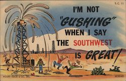 I'm Not Gushing When I Say the Southwest is Great! Postcard