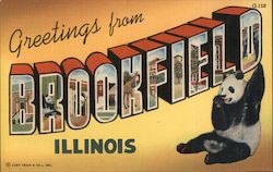 Greetings From Brookfield Postcard