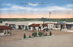 Tracy Motel on Highway 50 California Postcard Postcard Postcard