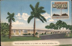 Peace River Motel Postcard