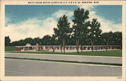 White Haven Motor Courts Postcard