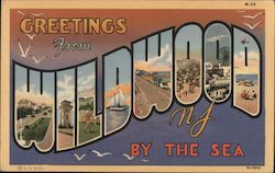 Greetings From Wildwood Postcard