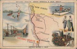 Estero Beach Resort Esenada, Mexico Postcard Postcard Postcard