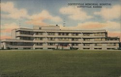 Coffeyville Memorial Hospital Postcard