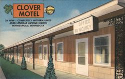Clover Motel Postcard