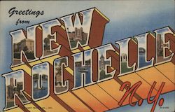 Greetings From New Rochelle Postcard