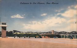 Entrance to Los Alamos New Mexico Postcard Postcard Postcard