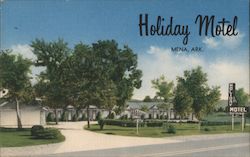 Holiday Motel Mena, AR Postcard Postcard Postcard