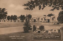 Oakland Auto Court Postcard