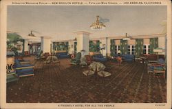 Attractive Mezzanine Parlor, New Rosslyn Hotels Postcard