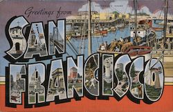 Greetings From San Francisco Postcard