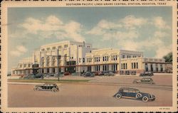 Southern Pacific Lines Grand Central Station Postcard