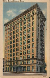 Hotel Cotton Houston, TX Postcard Postcard Postcard