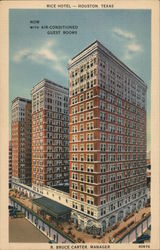 Rice Hotel Postcard