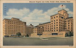 Memorial Hospital and Cullen Nurses' Home Houston, TX Postcard Postcard Postcard
