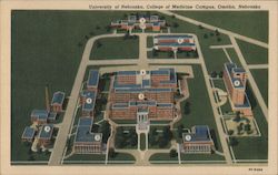 University of Nebraska, College of Medicine Campus Postcard