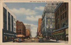 16th Street Looking South Omaha, NE Postcard Postcard Postcard