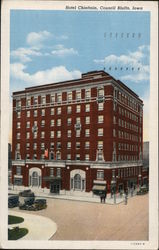 Hotel Chieftain Council Bluffs, IA Postcard Postcard Postcard