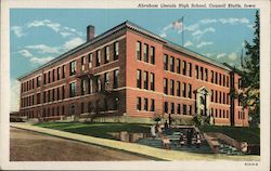 Abraham Lincoln High School Postcard