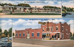 De Grand Motor Co. Escanaba, MI Postcard Postcard Postcard