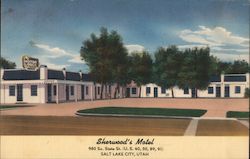 Sherwood's Motel Postcard
