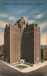 The Medical College of Virginia Hospital Postcard